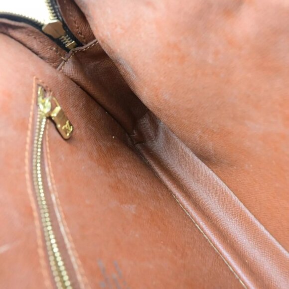 LOUIS VUITTON Marly Dragonne GM Clutch Hand Bag Monogram Brown - Picture 3 of 15